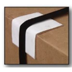 1-7/8" x 1" White Plastic Corner Protectors 1000/cs