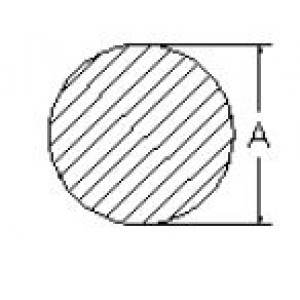 3" Solid Round x 72" Profile