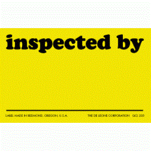 2 1/2 x 4 Inspected By: