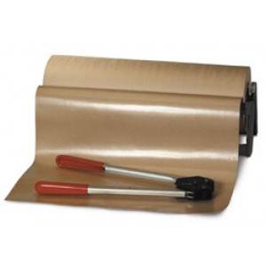 9" x 1000' 50# Polycoated Brown Kraft Paper 15rl/sk