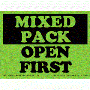 3' x 4 Mixed Pack Open First