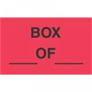 3" x 5" - "Box ___ of ___" 