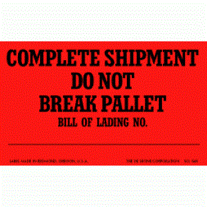 3 x 5 Complete Shipment Do Not Break Pallet