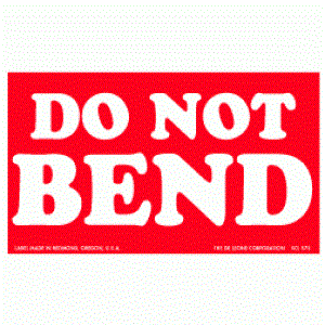 3' x 5 Do Not Bend