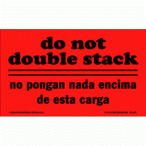 3 x 5 Do Not Double Stack