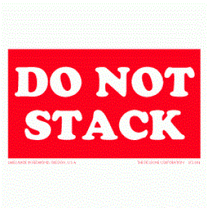 3 x 5' Do Not Stack