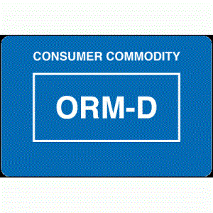 3" x 5" "ORMD" Label 