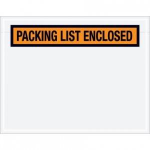 4-1/2 x 5-1/2" ADM 51/ PQ-12 Packing List Enclosed Envelope 1000/cs