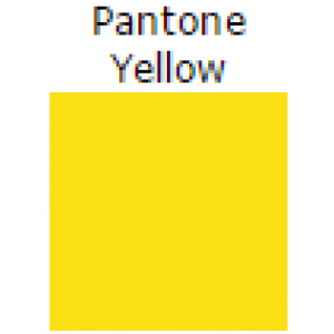 4" x 6" Pantone Yellow Thermal Label Perfed 1000/RL 4rl/cs