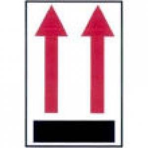 4" x 6" "Upward Arrows" Label