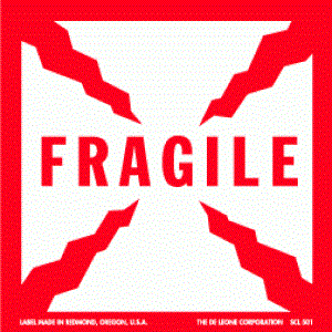 6" x 6" Fragile