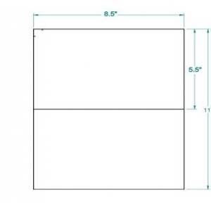 8-1/2" x 5-1/2" Laser Label  200labels/pk