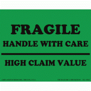 8" x 10" Fragile-Handle with Care