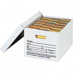 Auto-Lock Letter/Legal File Storage Box