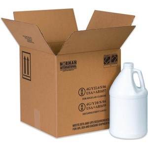 Plastic Jug Haz Mat Box (1 gallon) x 4