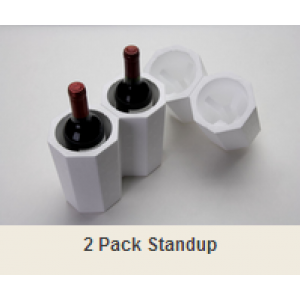 Wine Cooler, 2 PK XL Standup, Kitted Plain 54/CS