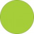 3" Fluorescent Green Inventory Circle Labels 1/PK